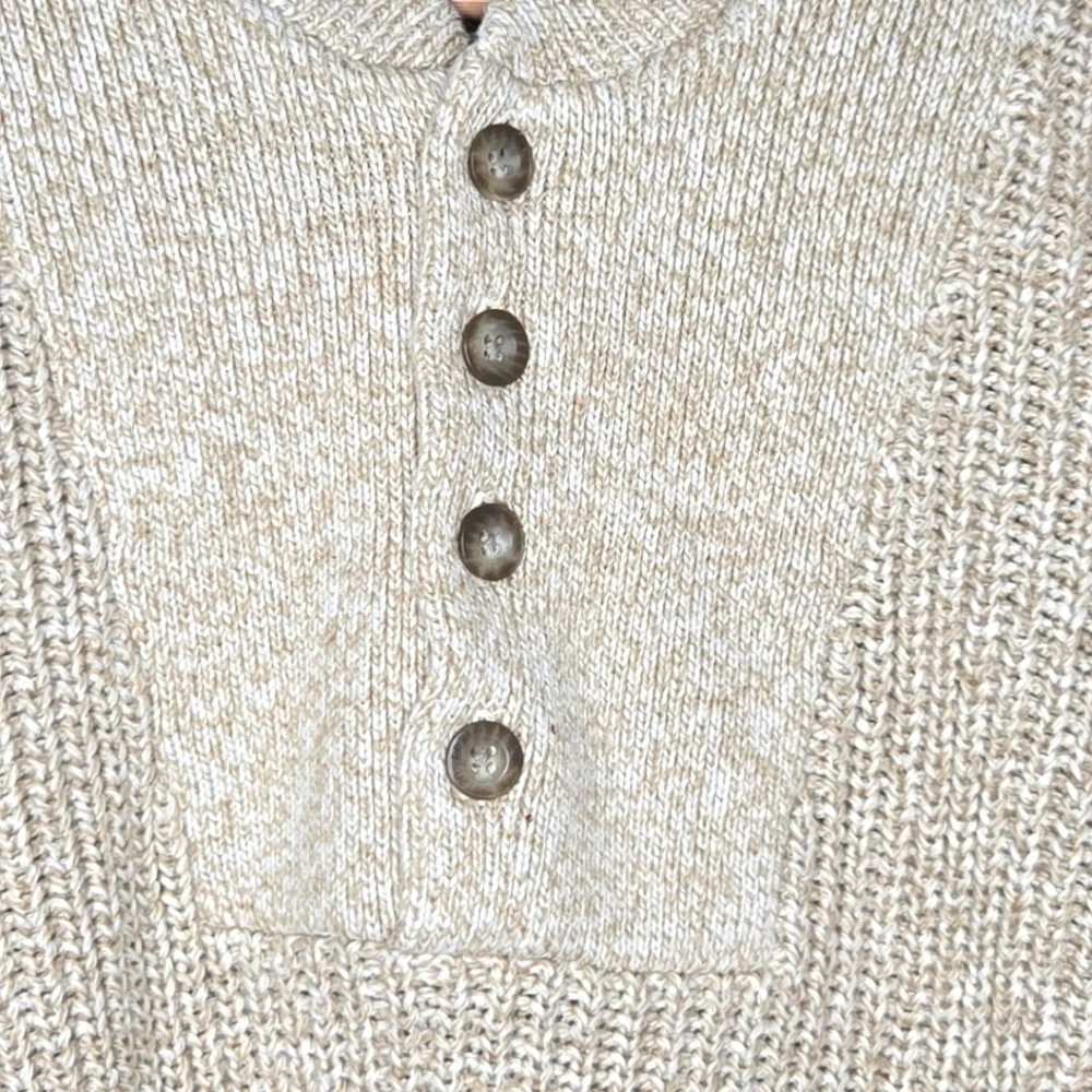 Eddie Bauer Mens Vintage Chunky Ribbed Knit Grandpa Sweater Medium